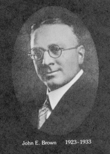 John E. Brown 1923-1933
