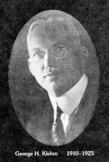 George H. Klehm 1910-1923