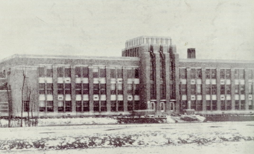 Niles Township High School as it appeared on the cover of Skokie Life on March 6, 1941, which, incidentally, cost a nickel in those days.